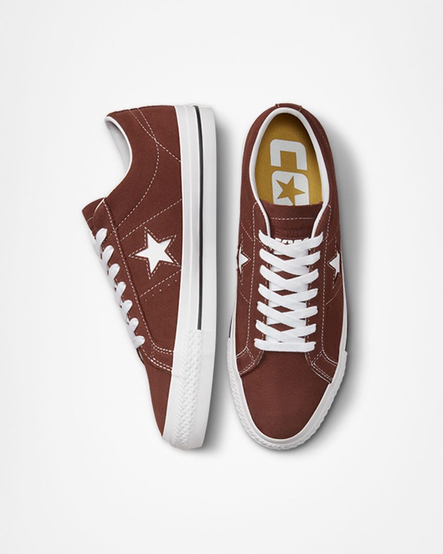 Zapatillas Skate Converse One Star Pro Hombre Rojas Blancas Negras | PE 72E058